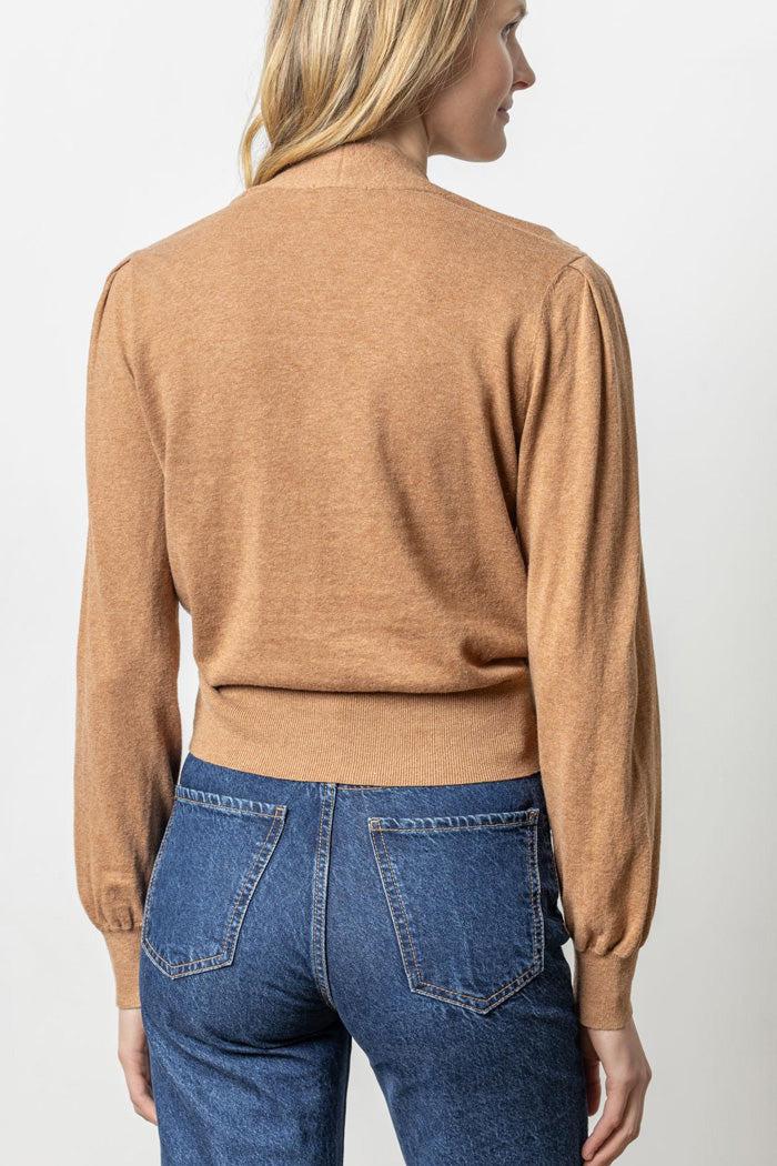 Long Sleeve Surplice Sweater Product Image