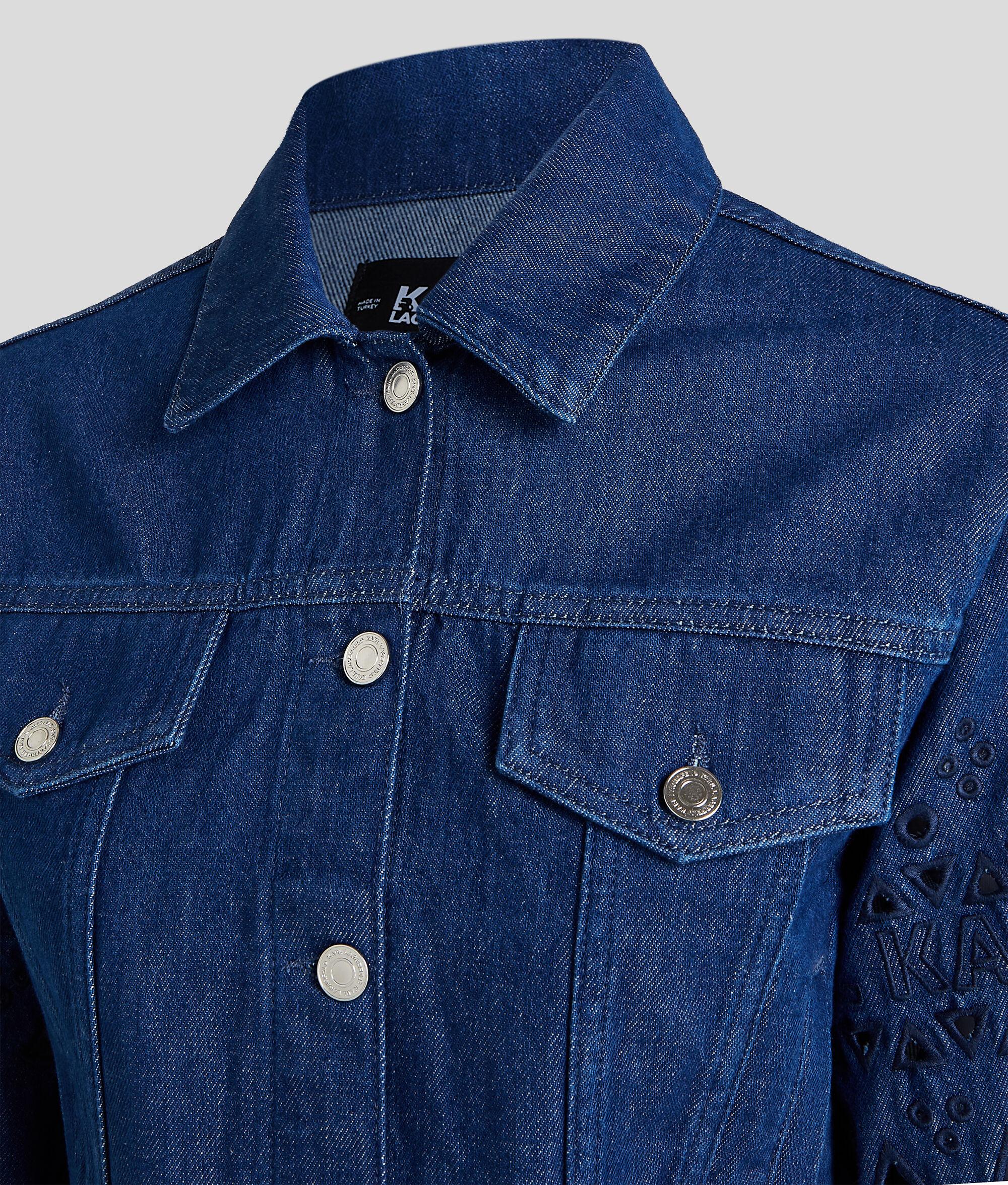 BRODERIE ANGLAISE DENIM JACKET Product Image