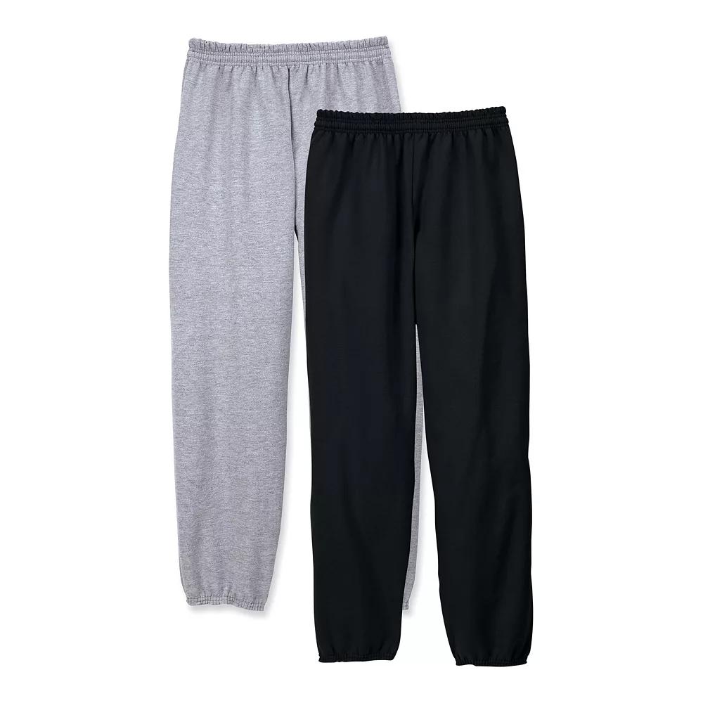 Men's Hanes® 2-Pack EcoSmart 32-in. Fleece Sweatpants,  Product Image