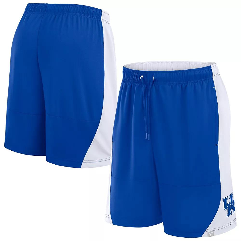 Men's Fanatics Royal/White Kentucky Wildcats Strength Unleashed Shorts, Size: XL, Blue Product Image