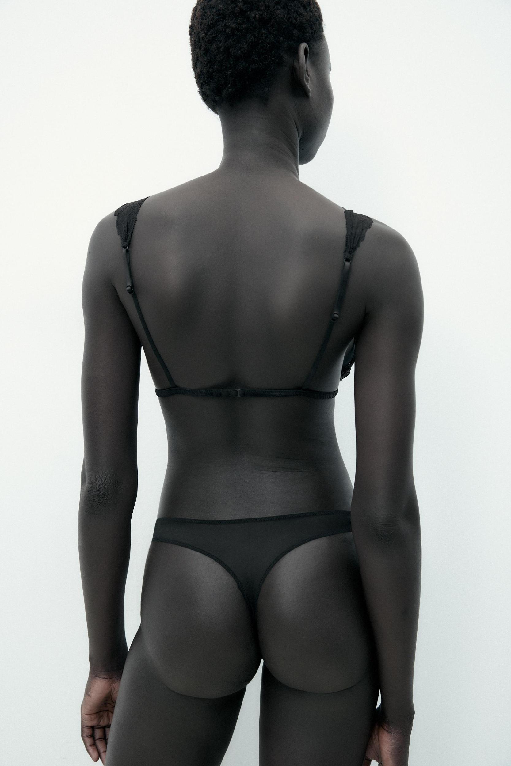 VISCOSE LACE THONG Product Image