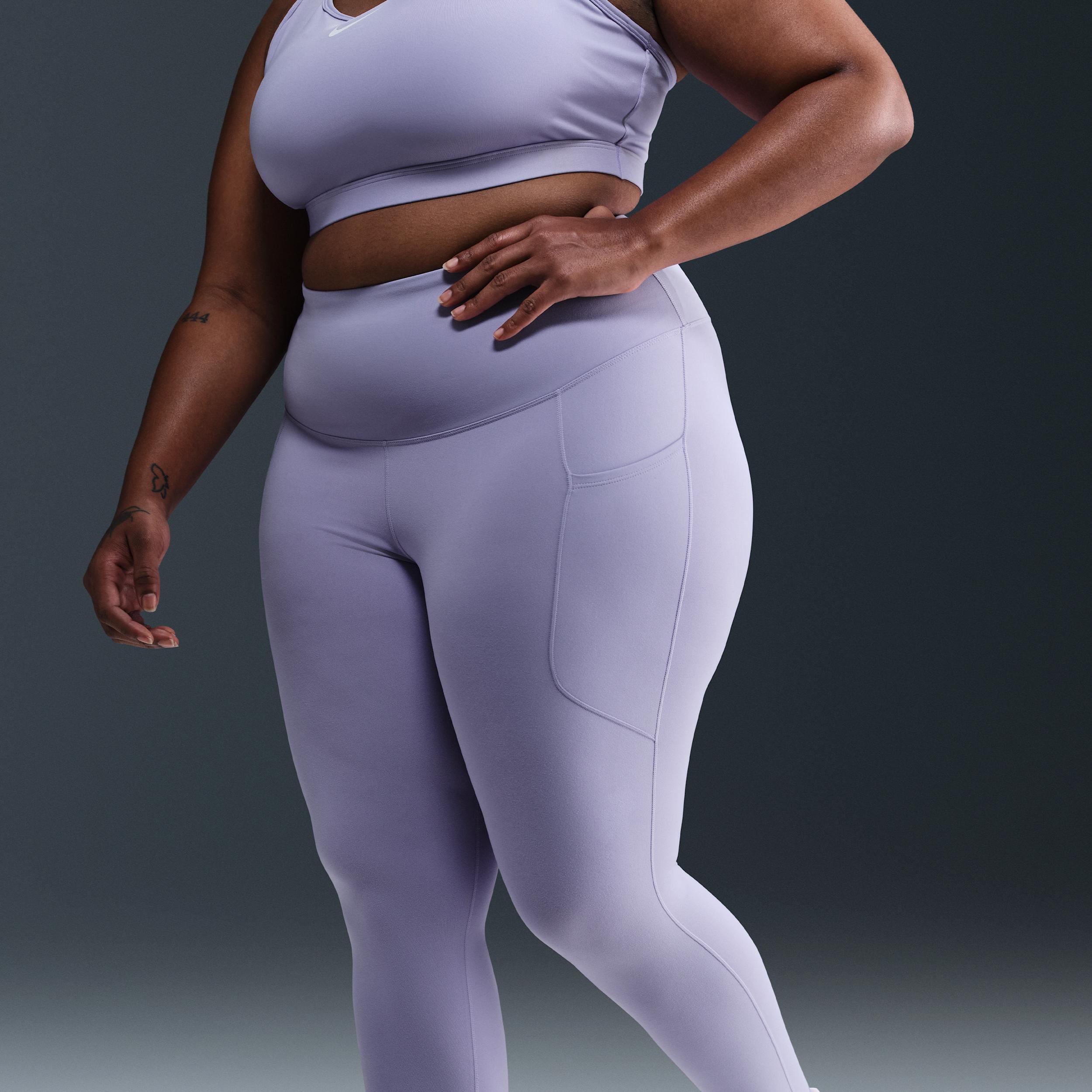 Nike One Women's High-Waisted 7/8 Leggings with Pockets (Plus Size) Product Image