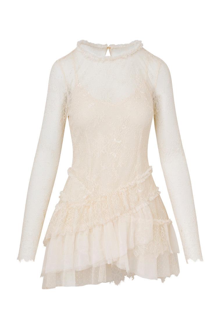 Amberleigh Lace Mini Dress Product Image