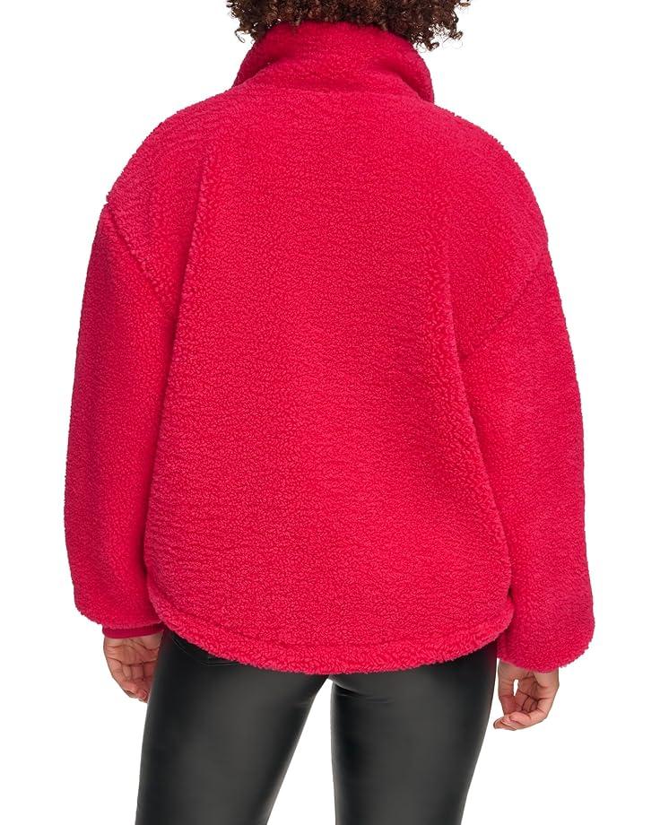 Loose Fit Fleece Shirt Jacket Product Image