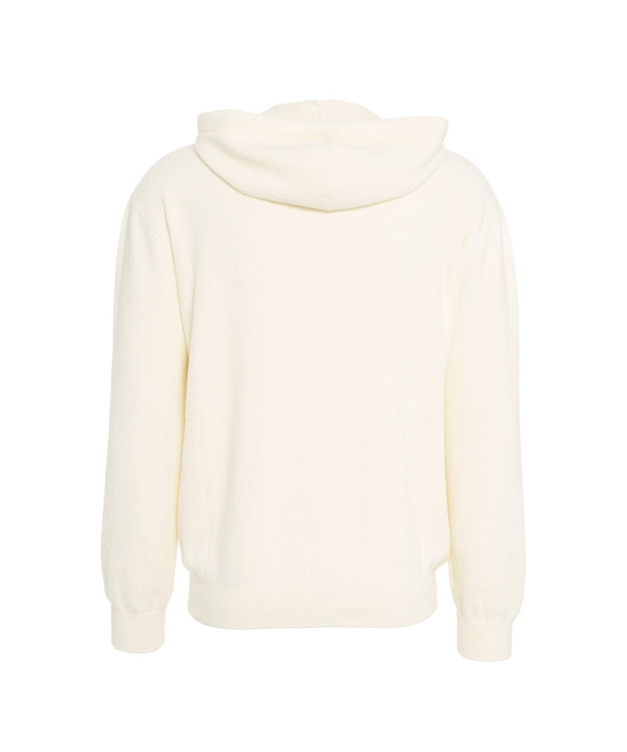 Terry cloth hoodie with zip Product Image