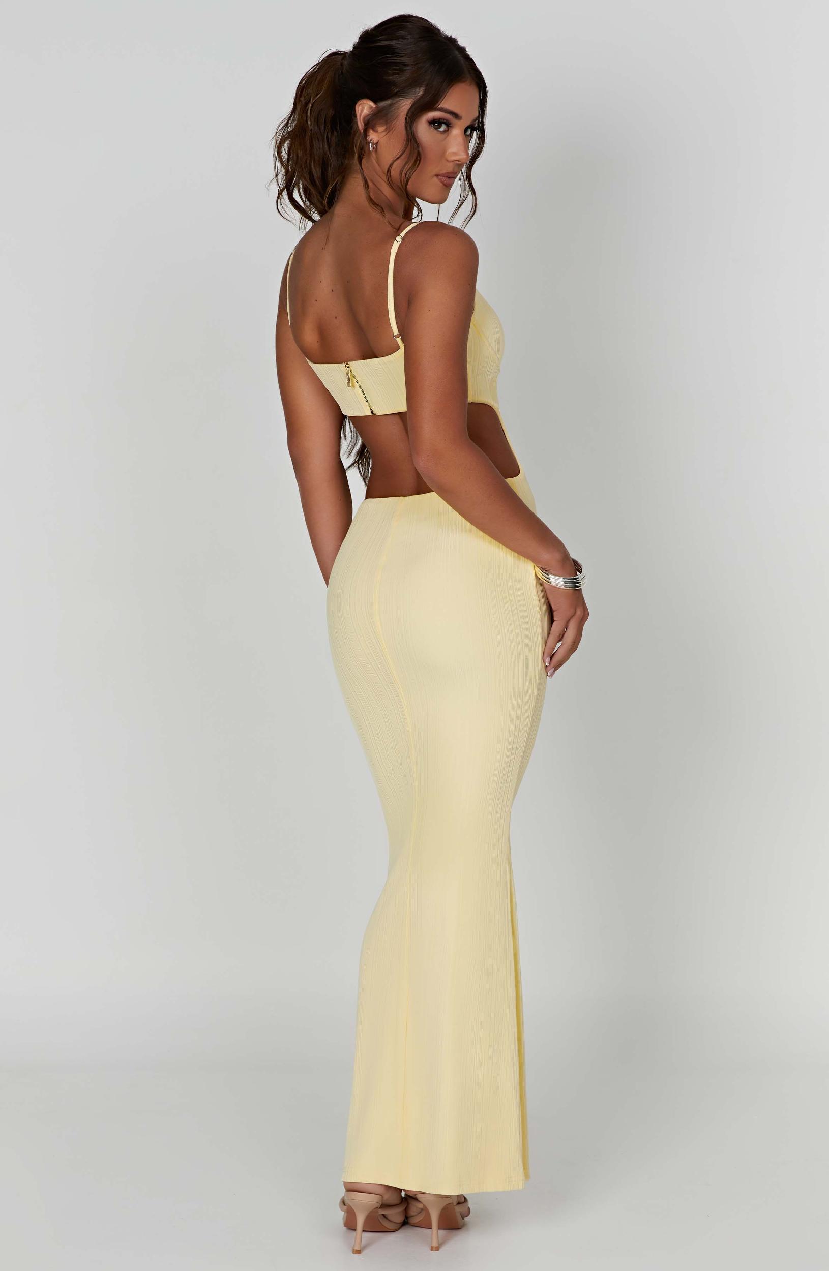 Celine Maxi Dress - Lemon Product Image