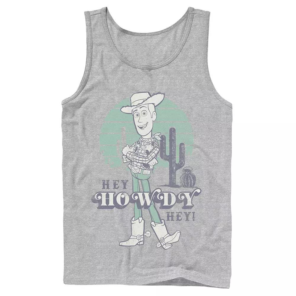 Men's Disney / Pixar Toy Story Pastel Hey Howdy Hey Woody Tank Top,  Product Image