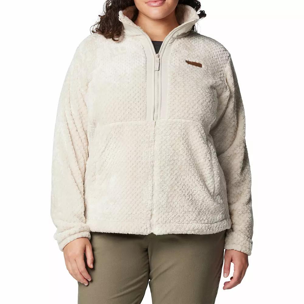 Plus Size Columbia Fire Side III Full Zip Fleece Jacket, Women's, Size: 2XL, Dark Grey Product Image