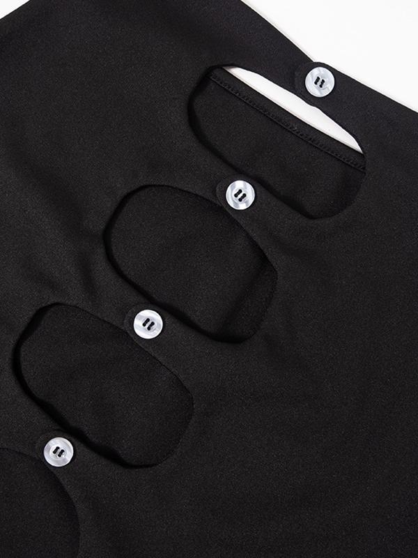 Cutout Slit Cropped Cami Top Product Image