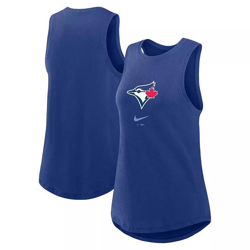 Women's Nike Royal Toronto Blue Jays Legacy Icon High Neck Fashion Tank Top,  Product Image