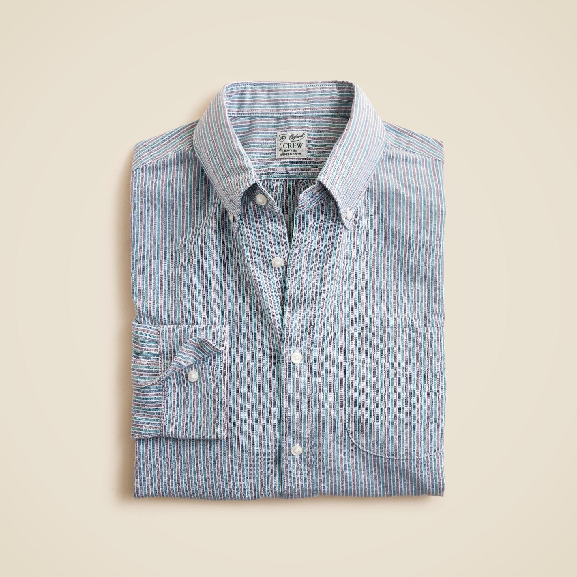 Broken-in organic cotton oxford shirt Product Image