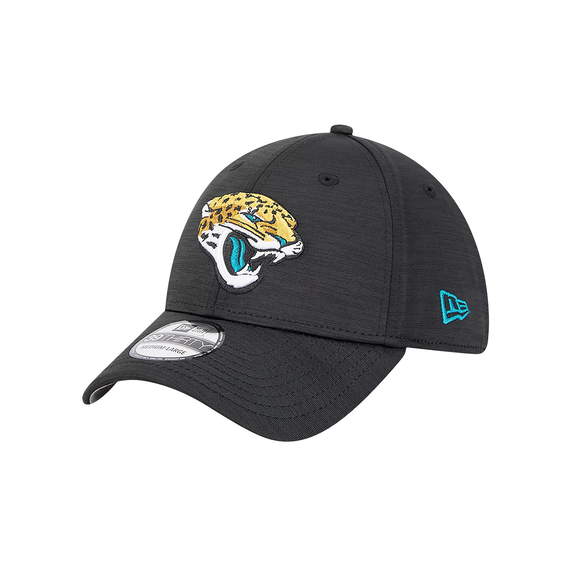 Men's New Era Black Jacksonville Jaguars  Active Tech 39THIRTY Flex Hat, Size: Medium/Large Product Image