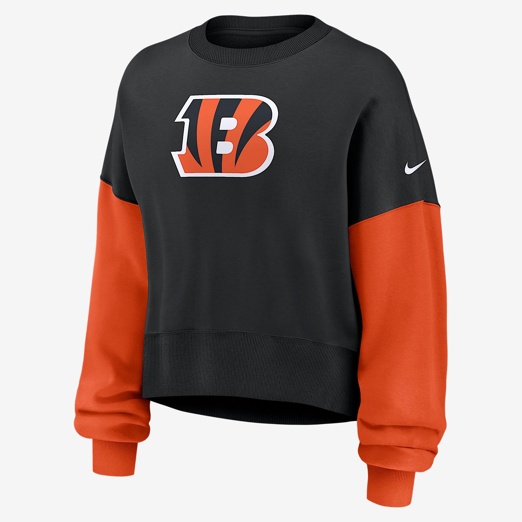 Cincinnati Bengals Nike Womens NFL Pullover Crew | 01D751K9A-SD2 Product Image