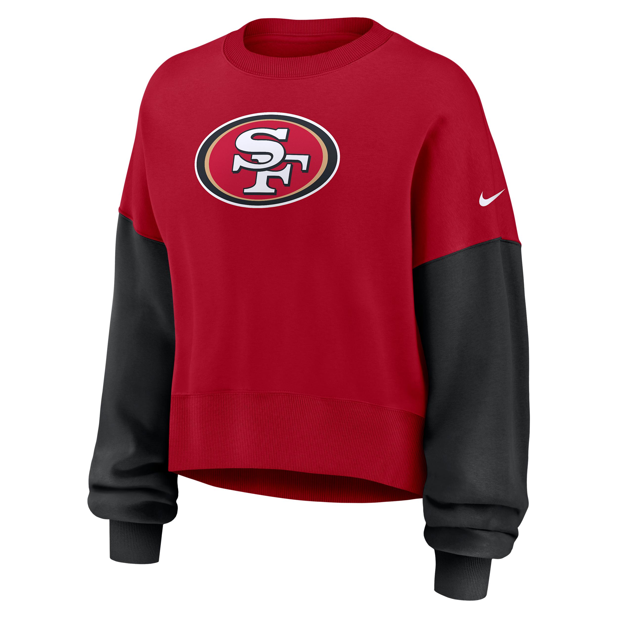 San Francisco 49ers Nike Womens NFL Pullover Crew | 01D7058Y9B-SD2 Product Image