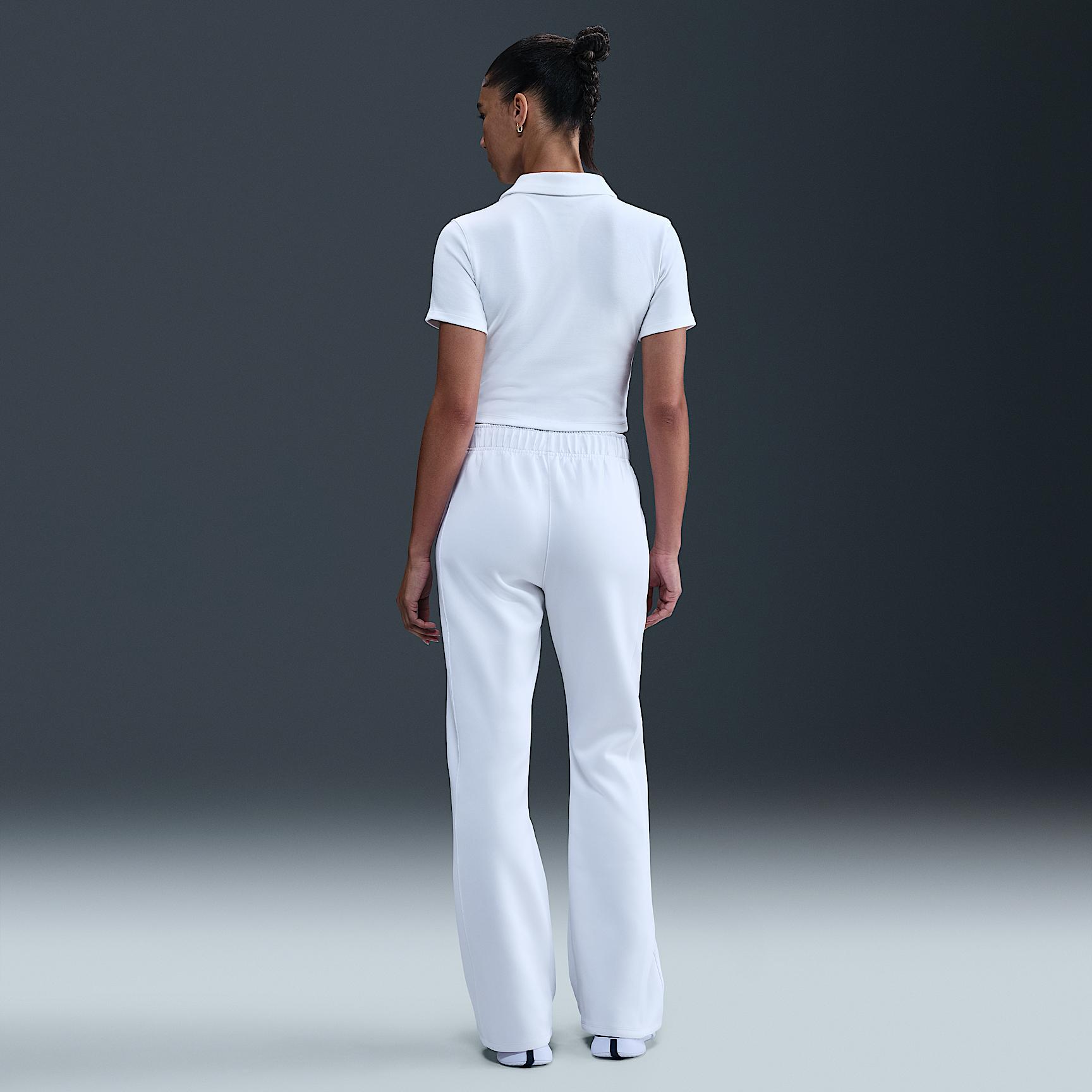 Nike Womens Court Heritage Windrunner Mid-Rise Tennis Pants | FZ6509-100 Product Image