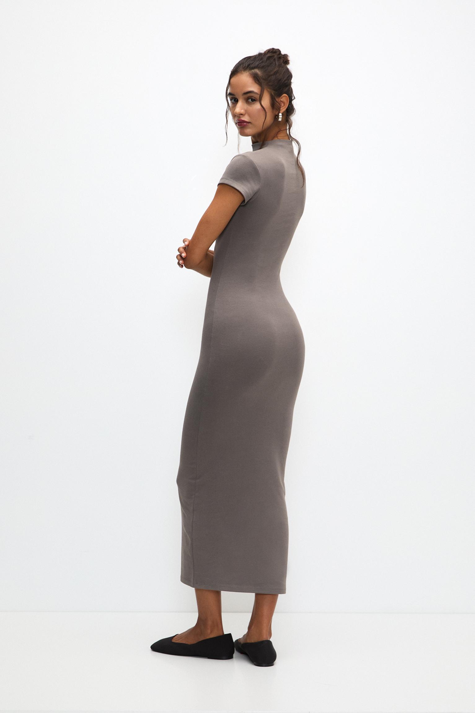 Mock neck midi dress Product Image