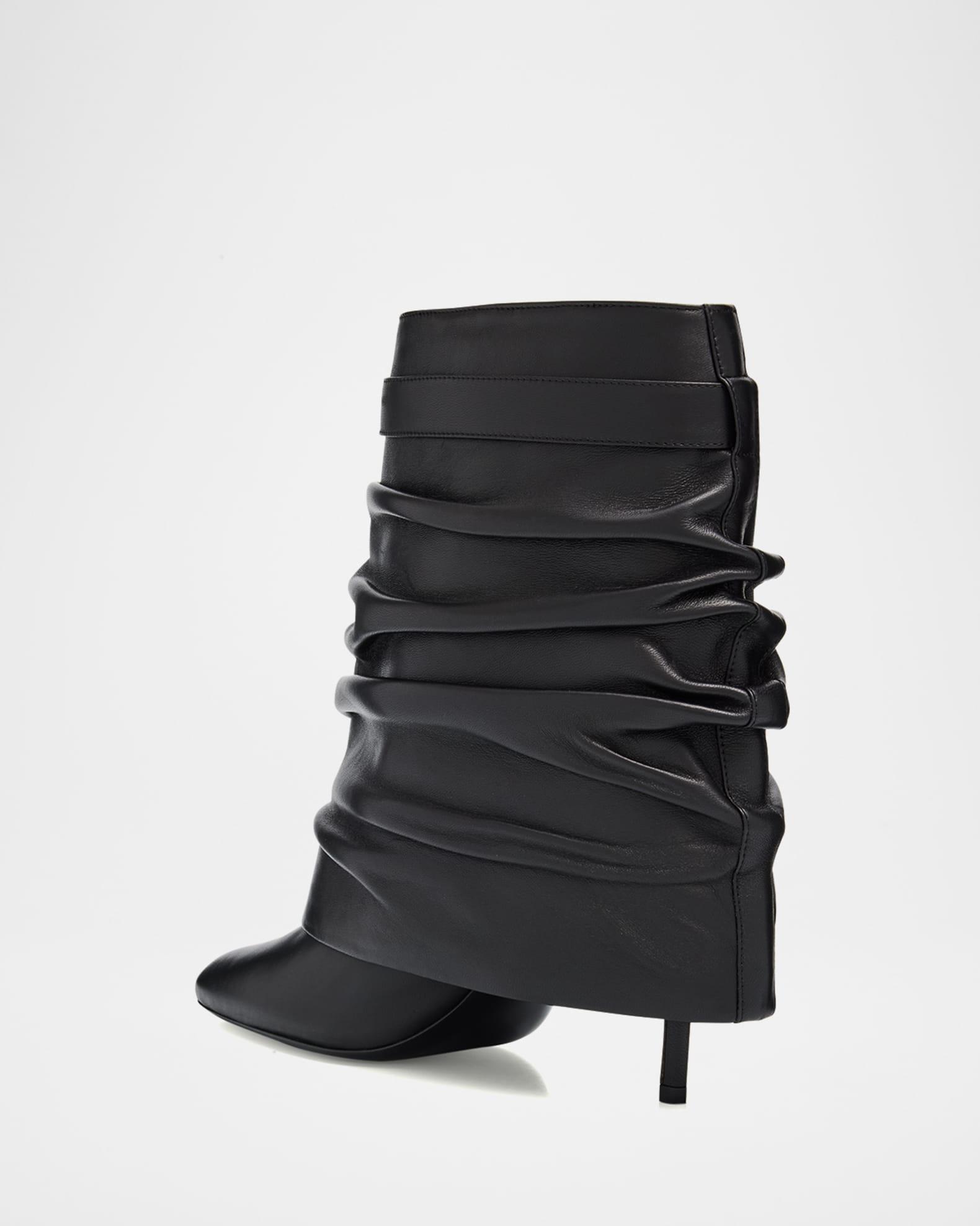 Shark Lock Ankle Stiletto Boots Product Image