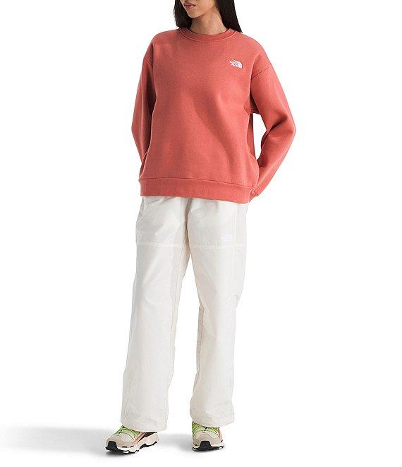 The North Face Women's Evolution Embroidered Logo Crew Neck Long Sleeve Pullover Product Image
