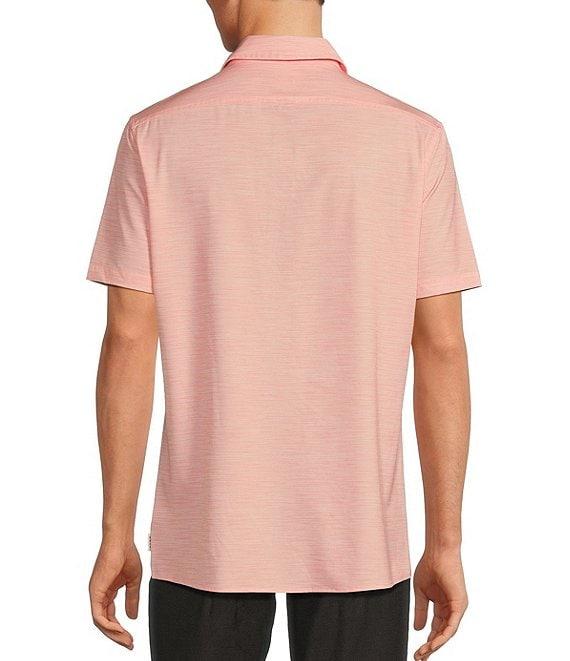 Rowm Rec + Relax Short Sleeve Performance Textured Solid Shirt Product Image