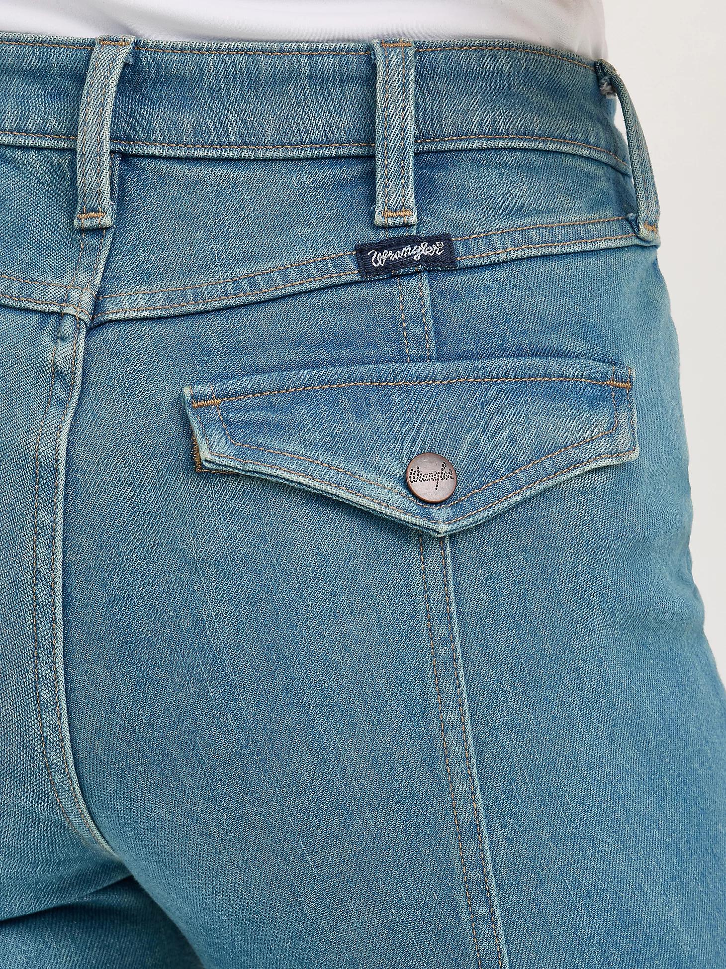 Women's Wrangler Retro® Bailey High Rise Pintuck Trouser Jean in Brooklyn Product Image