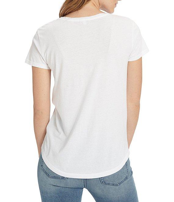 Splendid Zoe Knit Crew Neck Short Sleeve Tee Product Image