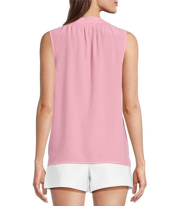 Lilly Pulitzer Elsa Silk V-Neck Sleeveless Top Product Image