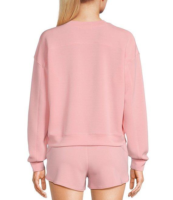 Copper Key Knit Long Sleeve Coordinating Lounge Top Product Image