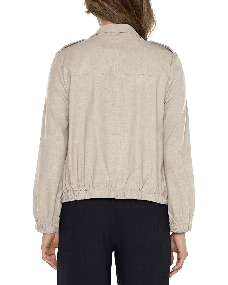 Women's Liverpool Los Angeles Utility Zip Up Jacket Textured Stretch Woven Product Image