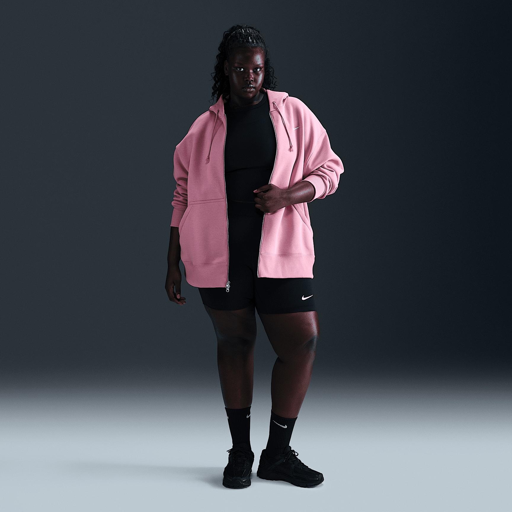Nike Sportswear Phoenix Fleece Women's Oversized Full-Zip Hoodie (Plus Size) Product Image