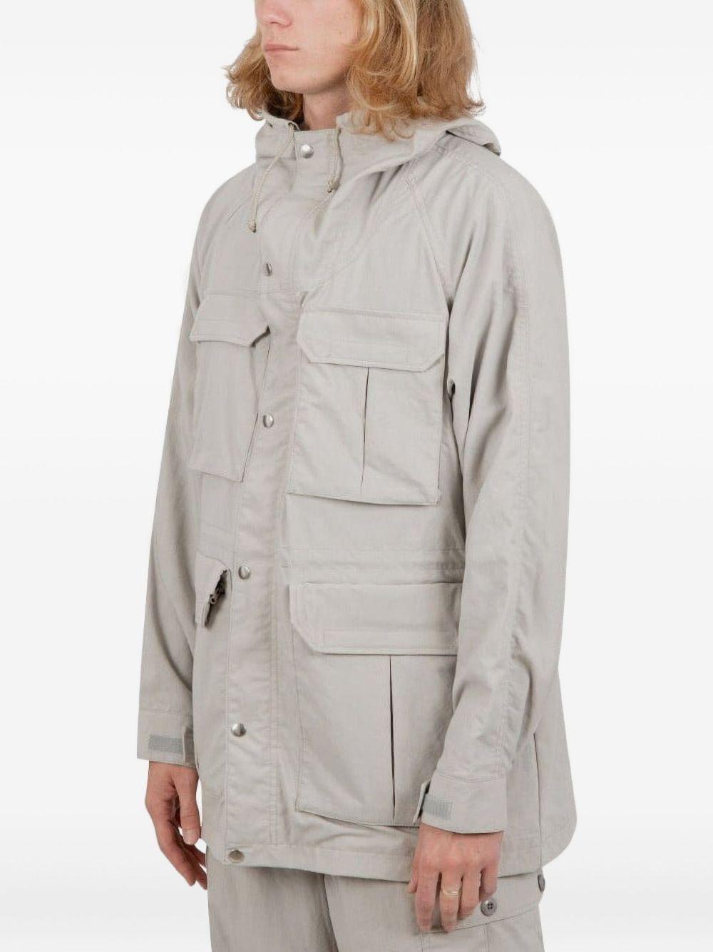 hooded multi-pocket jacket Product Image