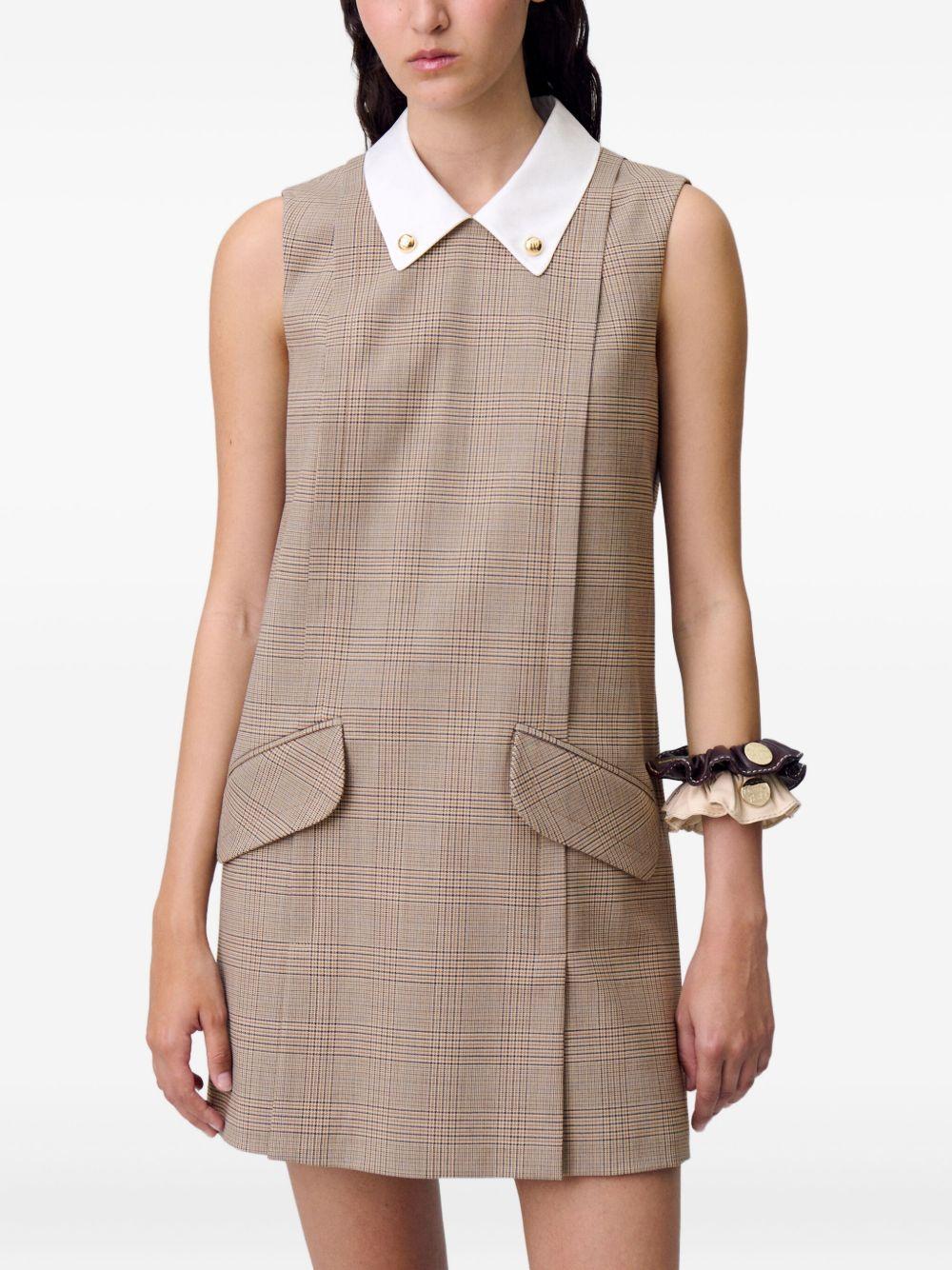 mini checked dress Product Image