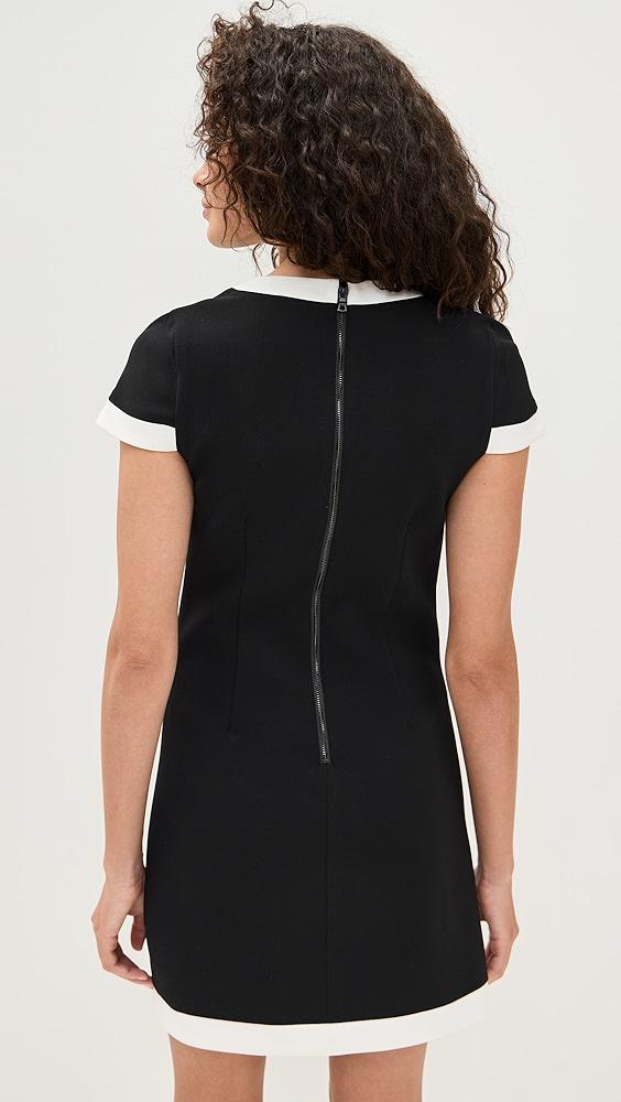 alice + olivia Coley Button Mini Shift Dress | Shopbop Product Image