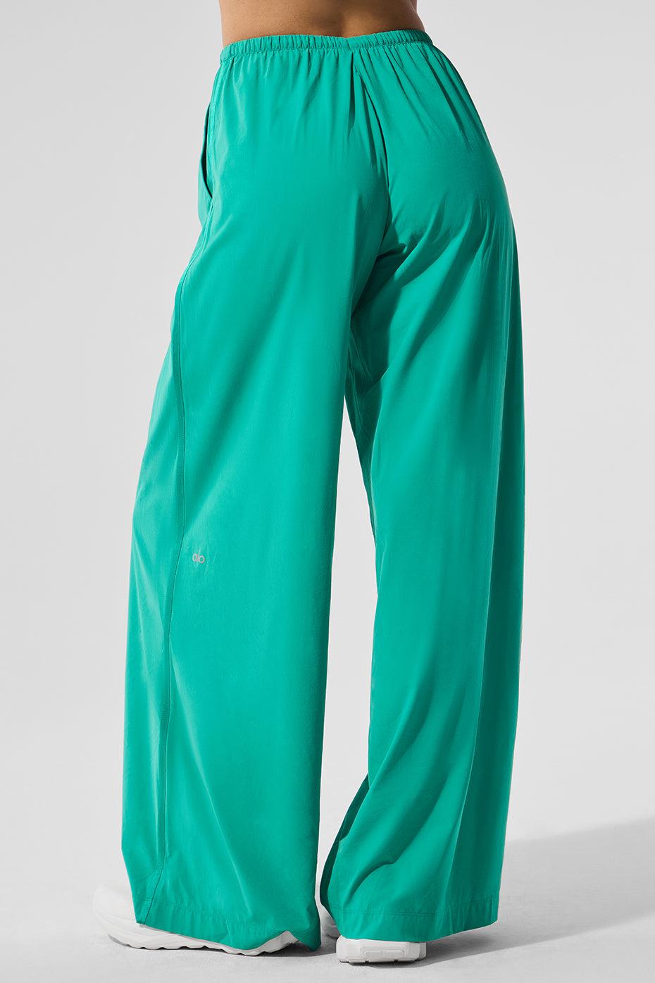 Breezy Wide Leg Pant - Spruce Green Product Image