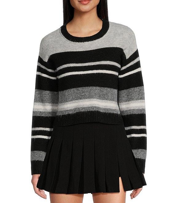 GB Stripe Crew Neck Sweater Product Image