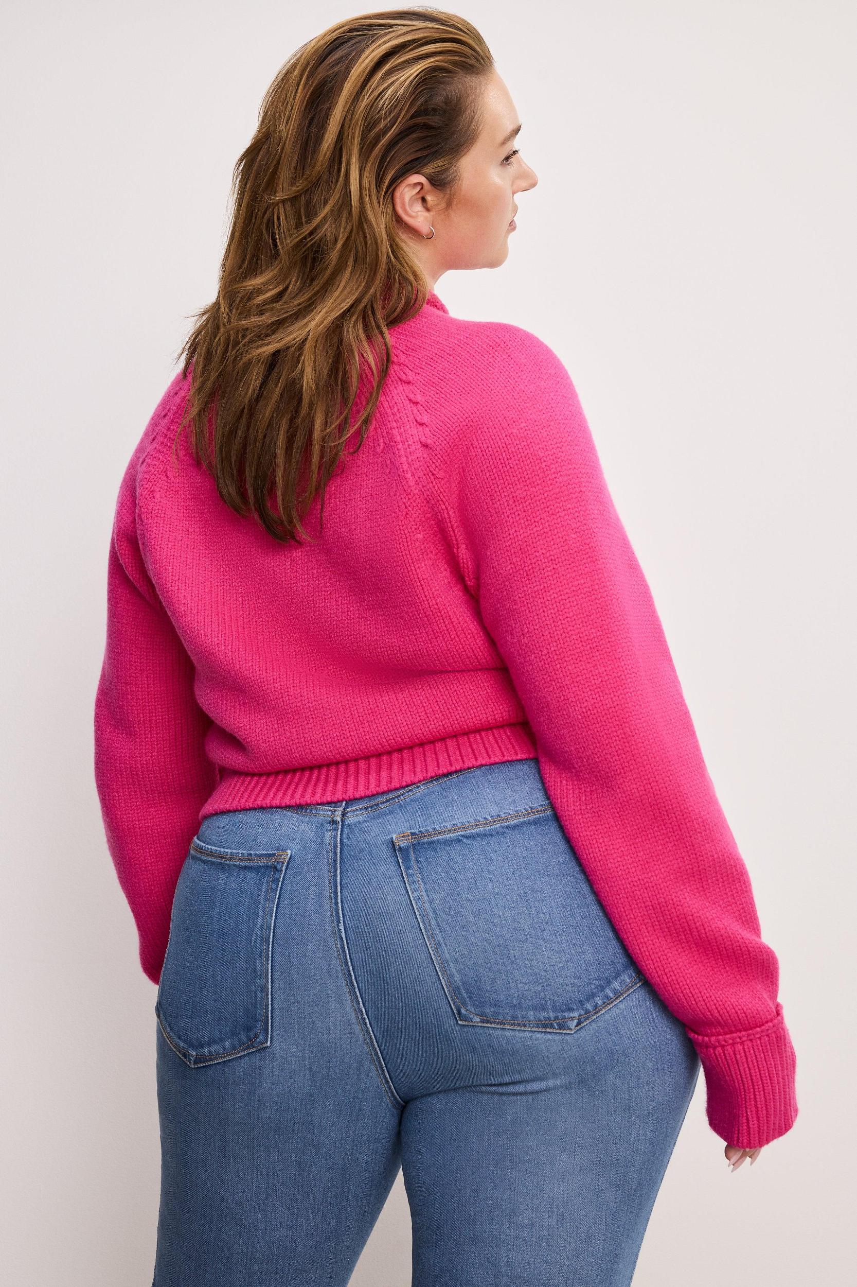 ROLLNECK KNIT SWEATER | BALLERINA PINK004 Product Image
