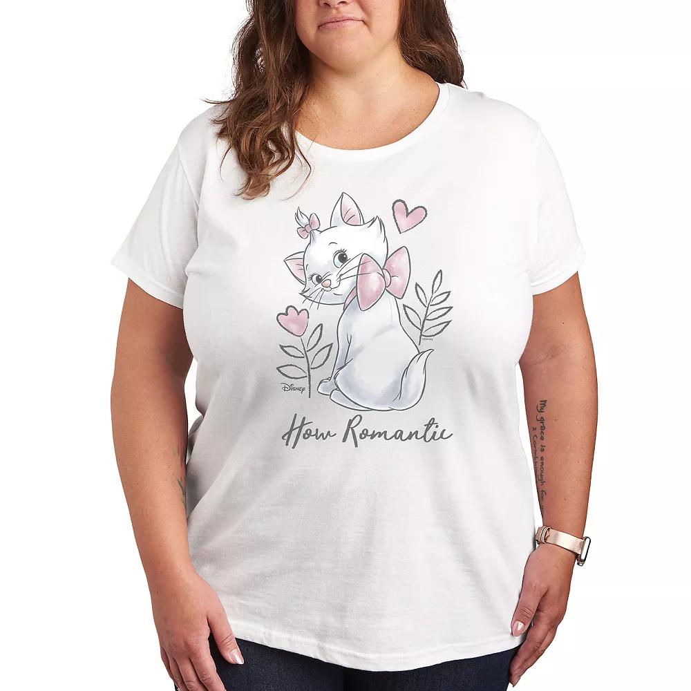 Disney's The Aristocats Marie Plus Romantic Graphic Tee, Women's,  Product Image