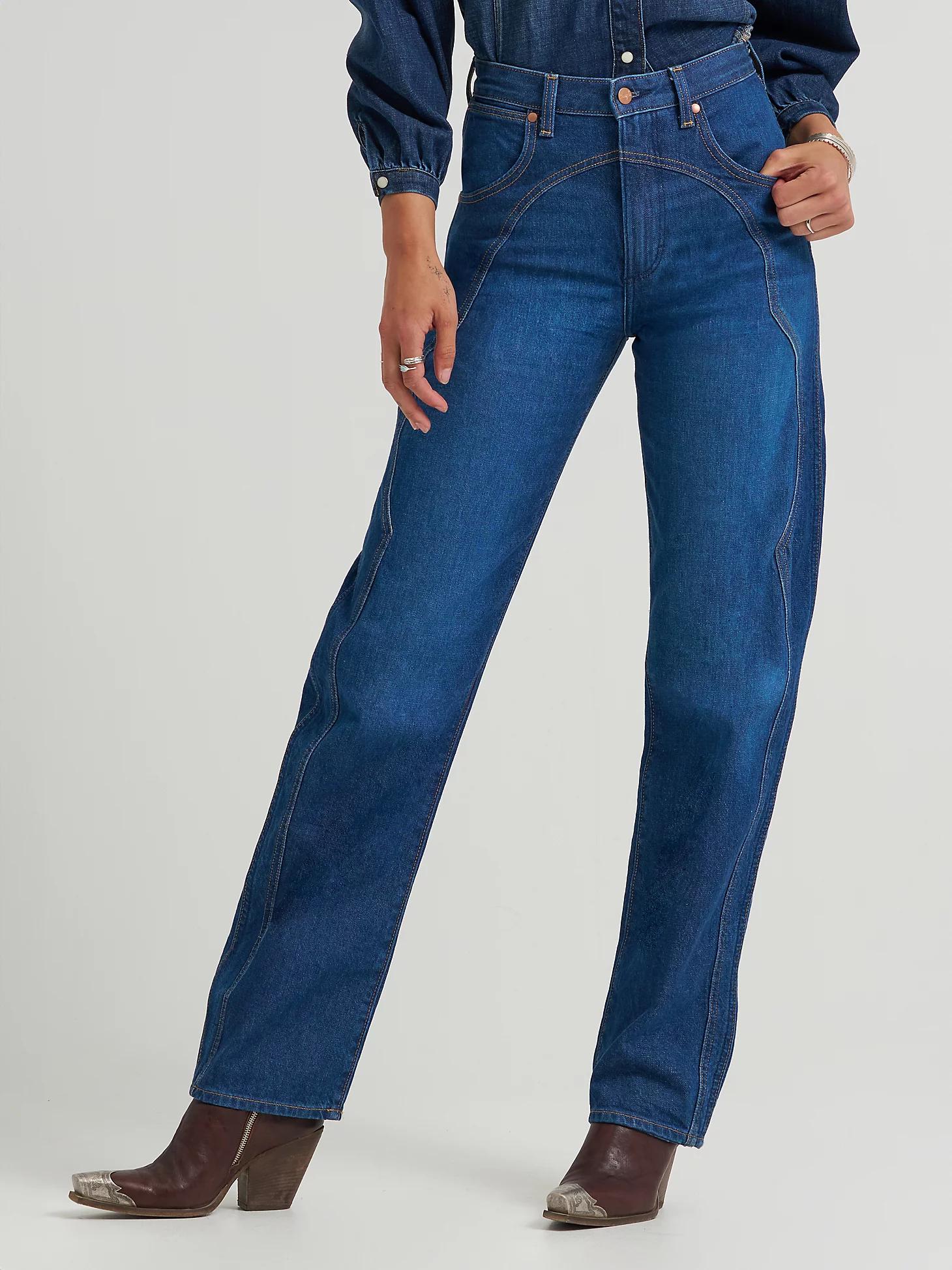 Women's Sleek Barrel Western Jean in Rustlers Retreat Product Image