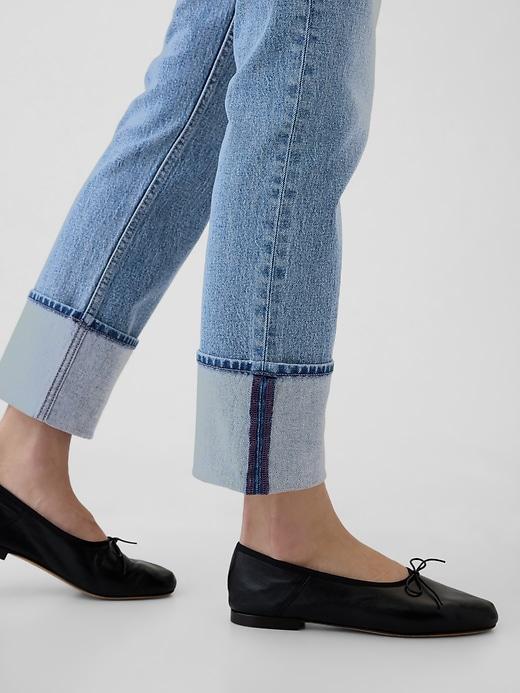 High Rise Studded '90s Straight Jeans Product Image