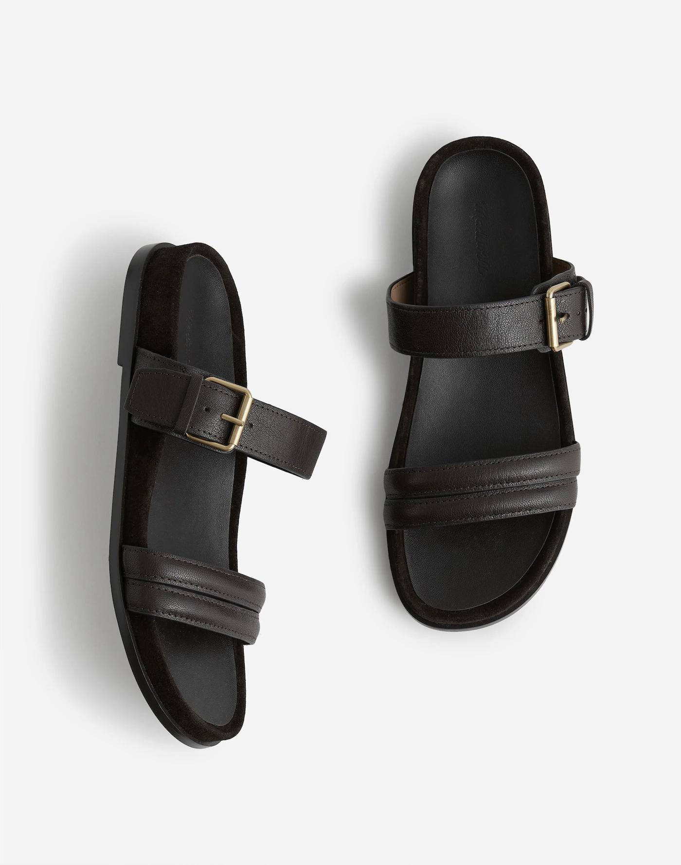 The Dara Double-Strap Slide Sandal Product Image