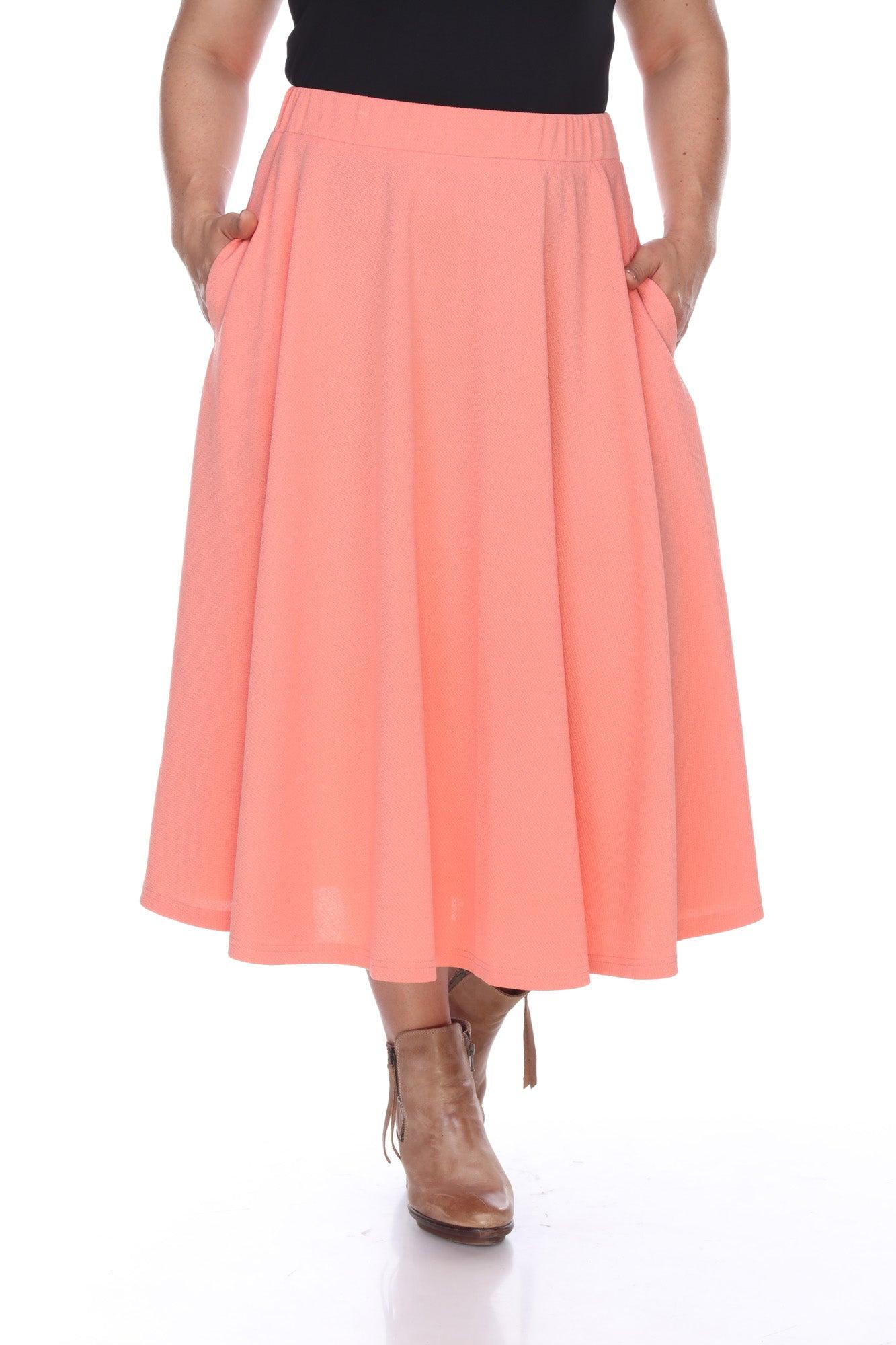 Tasmin Flare Midi Skirts - Plus Product Image