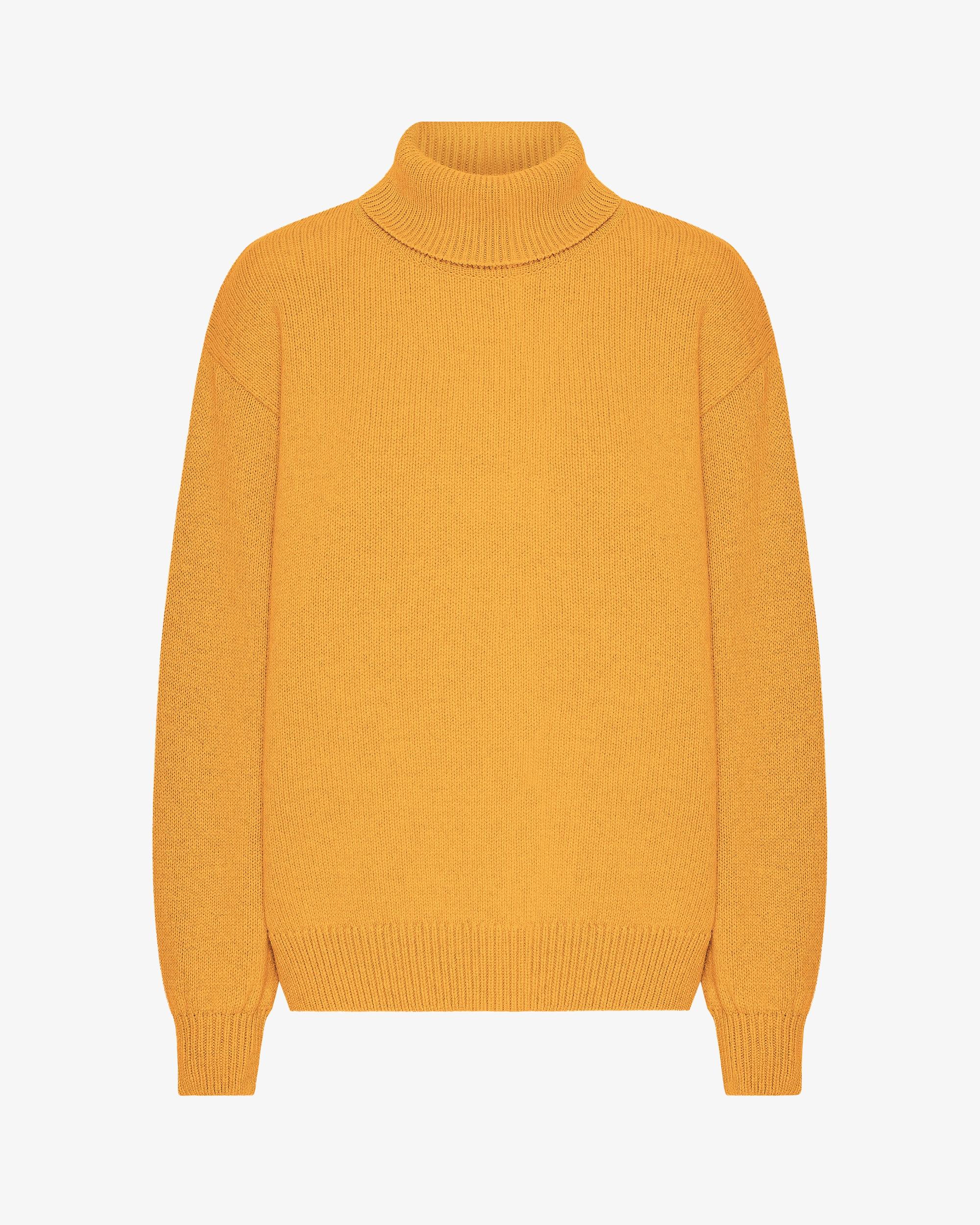 Merino Wool Turtleneck - Coffee Brown Product Image