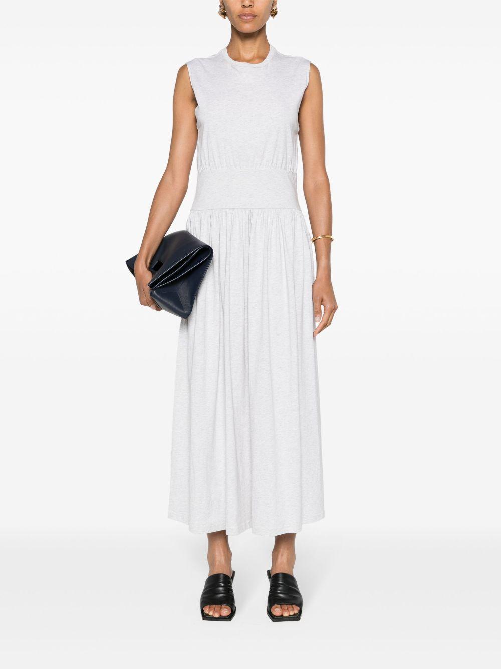 mélange-effect jersey midi dress Product Image
