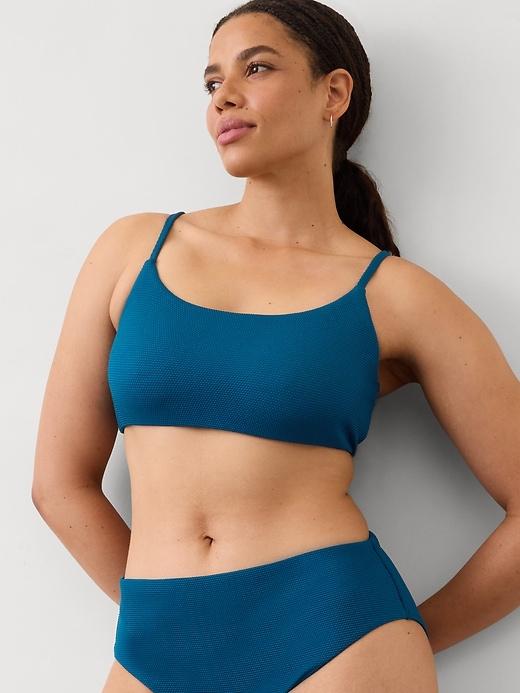 Scoop Pique Bikini Top A-C Product Image