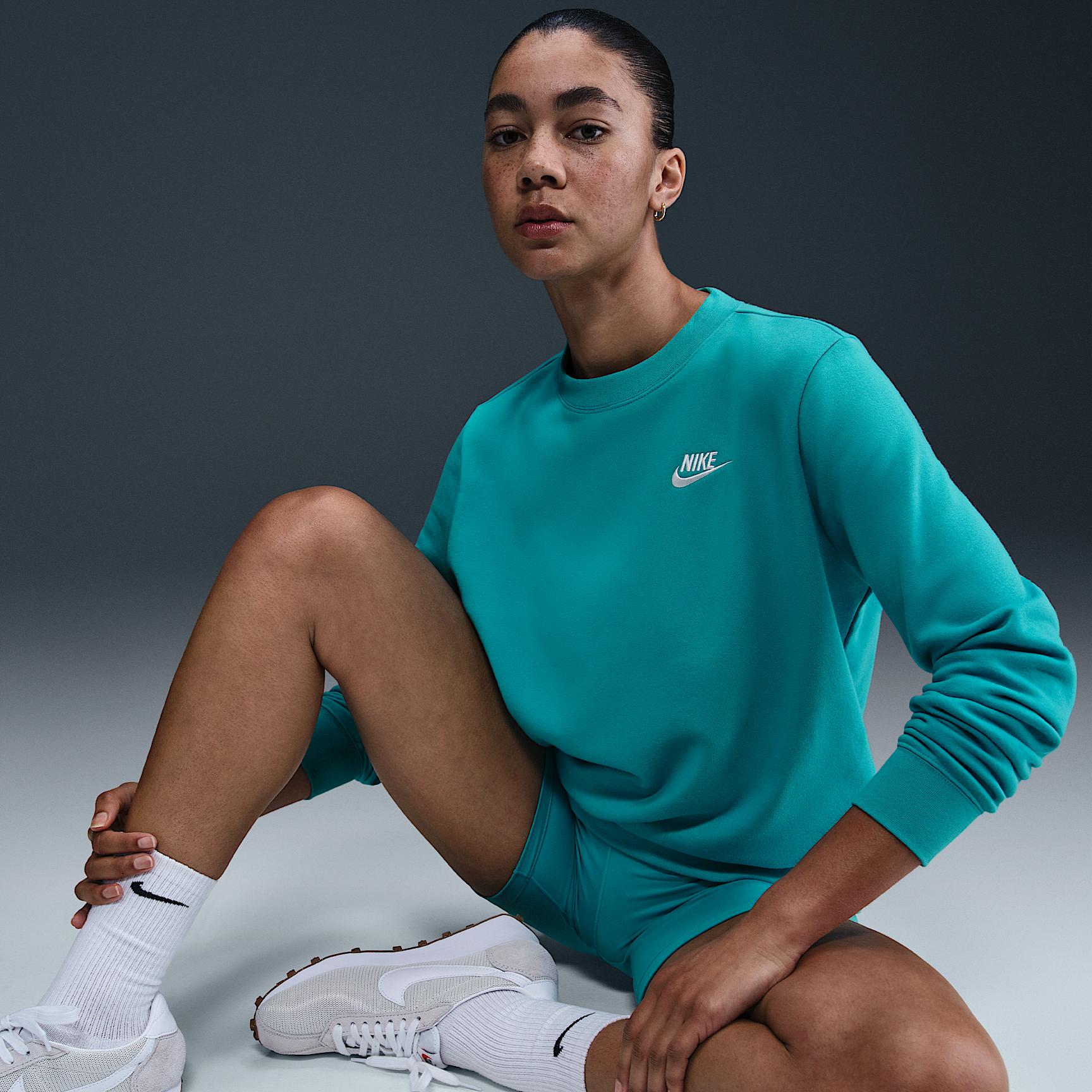 Women's Nike Sportswear Club Fleece Crew-Neck Sweatshirt Product Image