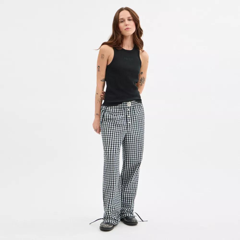 Coachtopia Loop Gingham Pants Product Image