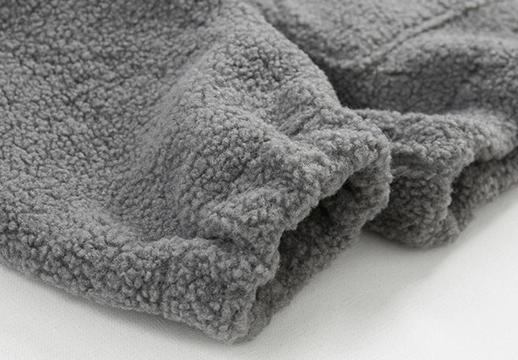 RT No. 3348 HALF ZIP-UP FLEECE HOODIE Product Image