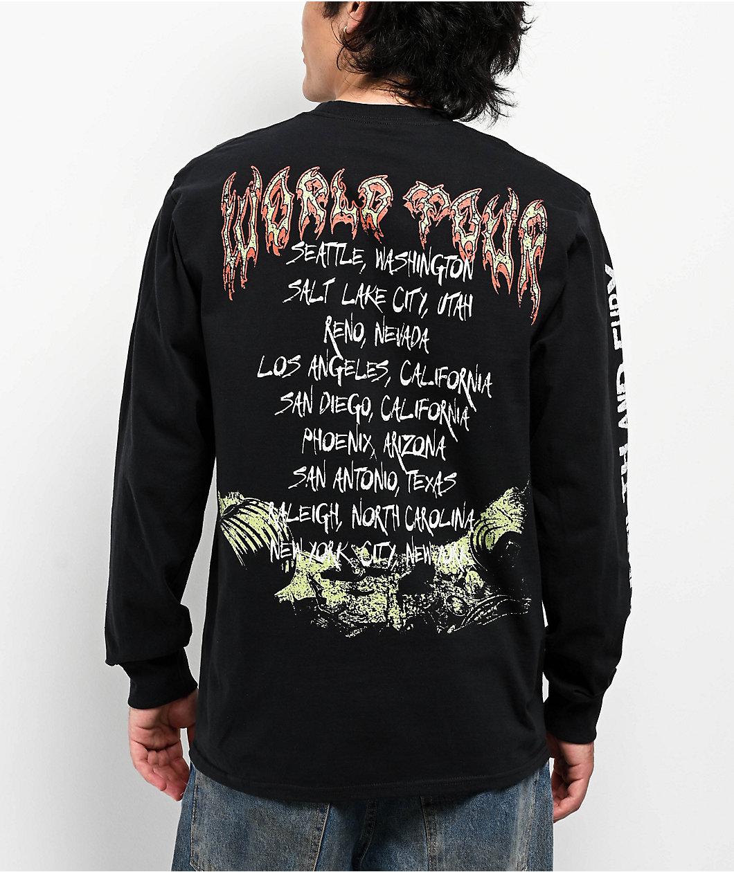 Empyre Swamp Tour Black Long Sleeve T-Shirt Product Image