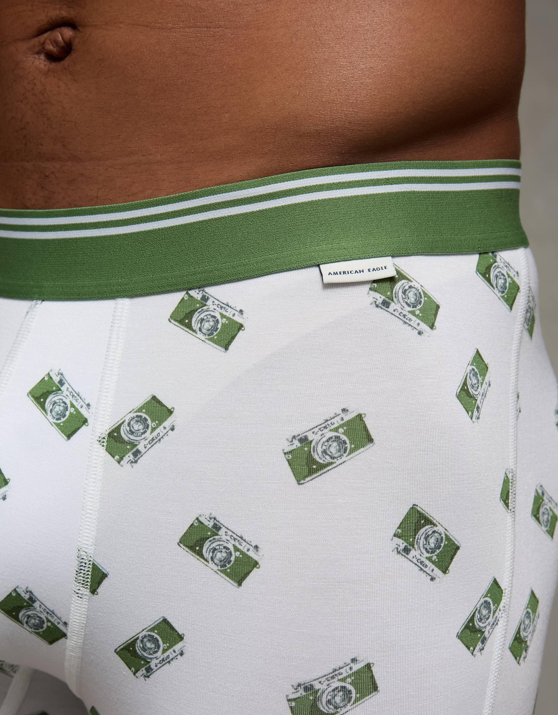 AEO Plaid Ultra Soft Pocket Boxer Short Product Image