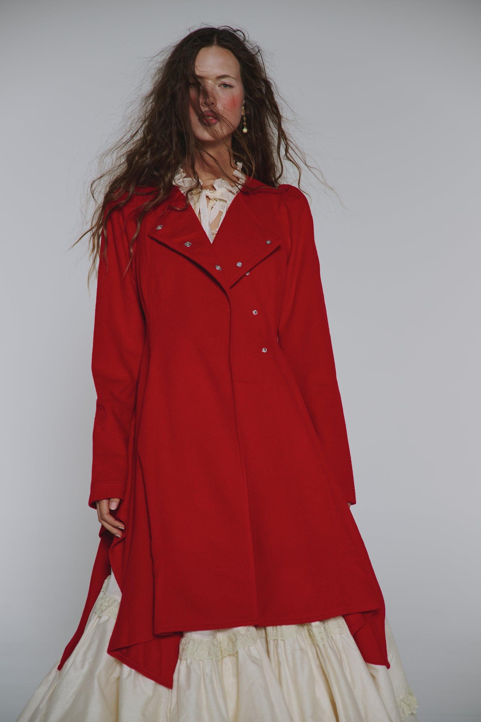 The Revolt Red Romantic Coat Product Image