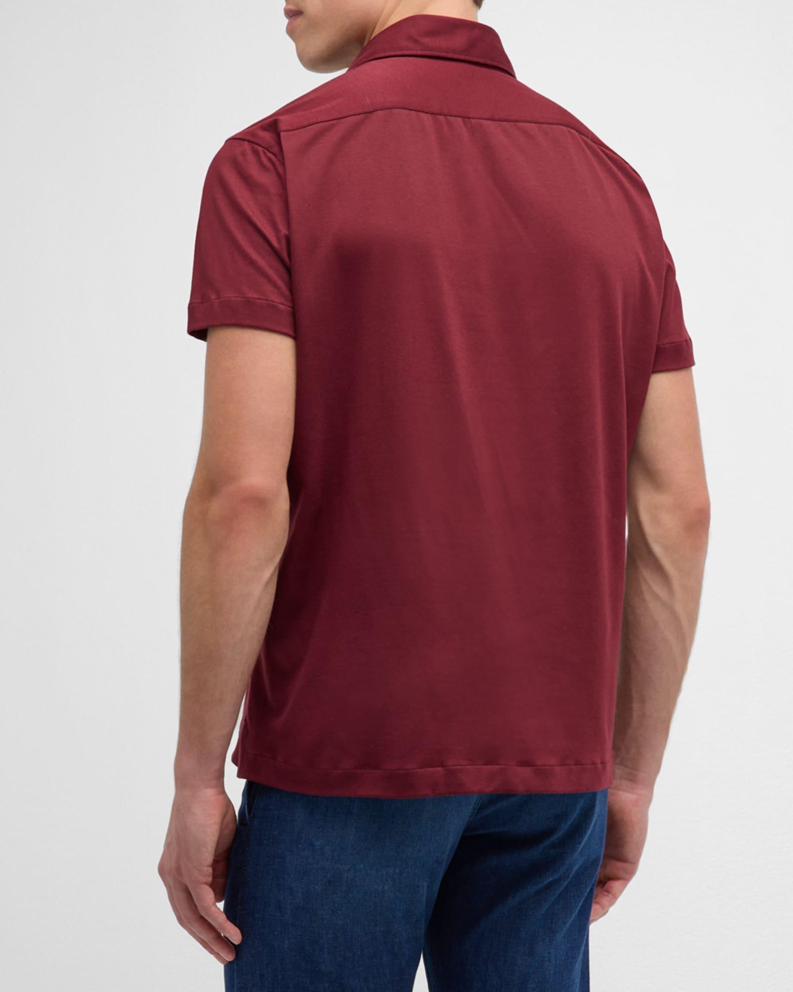 Men's Cotton Polo Shirt Product Image